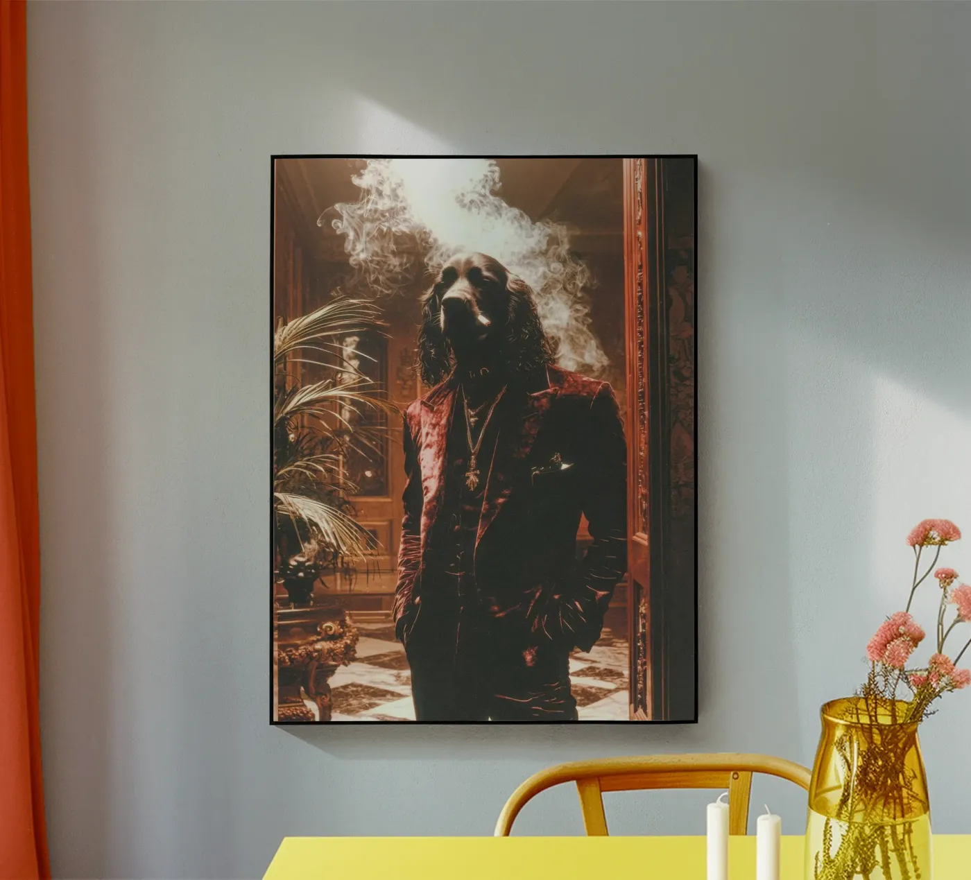 Lorenzo plexiglass da Affiches Chien Originales – Dogland