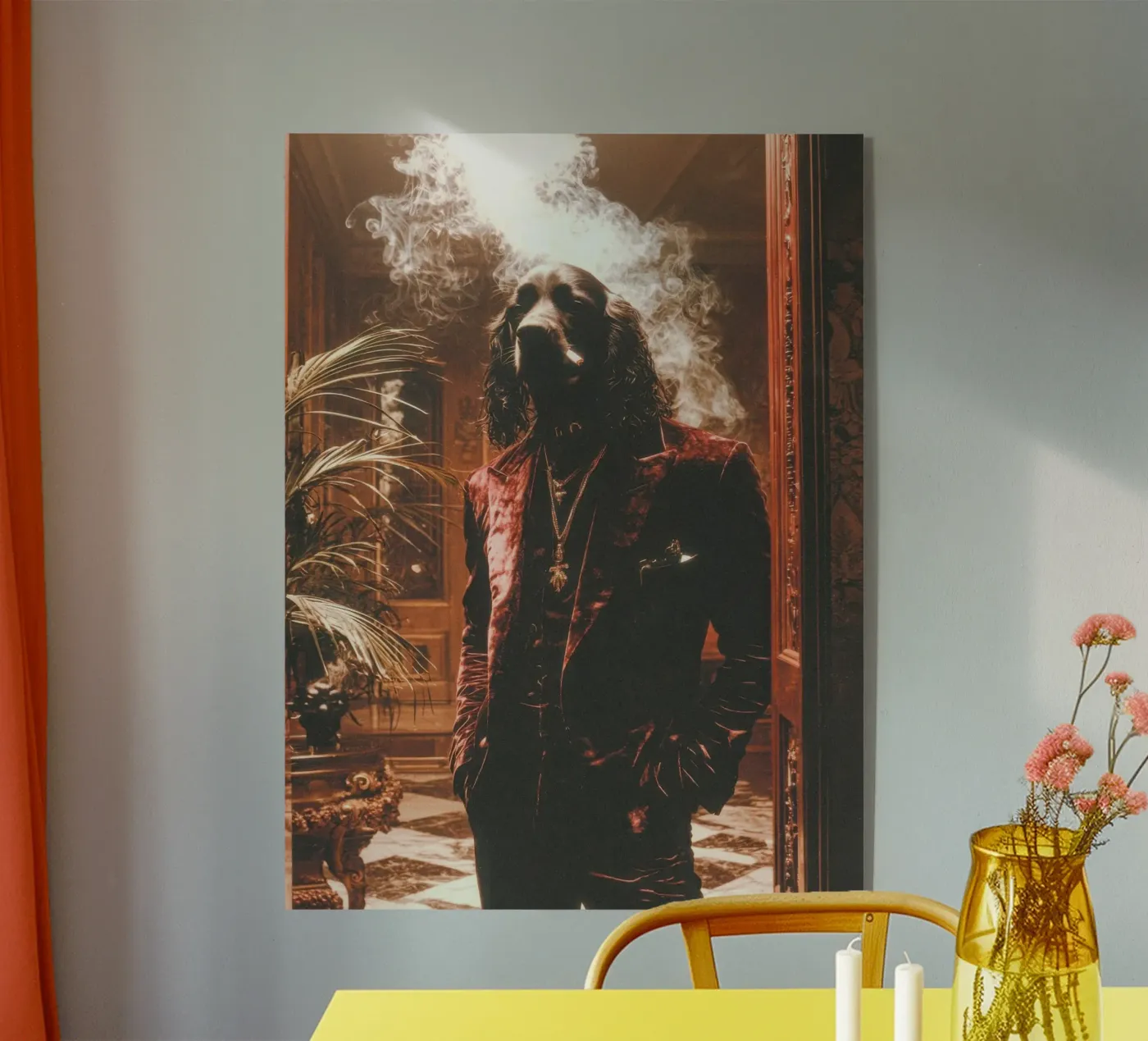 Lorenzo plexiglass da Affiches Chien Originales – Dogland