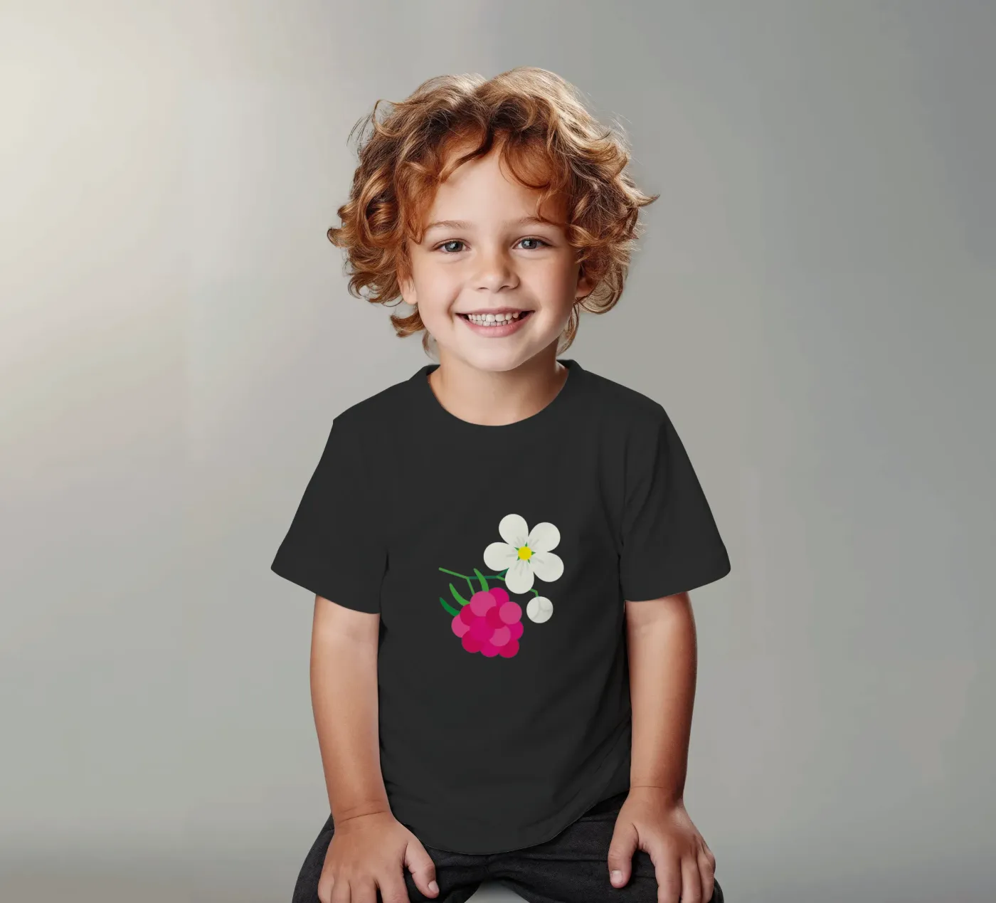 Raspberry Kinder T-Shirt von Lidia Blomgren
