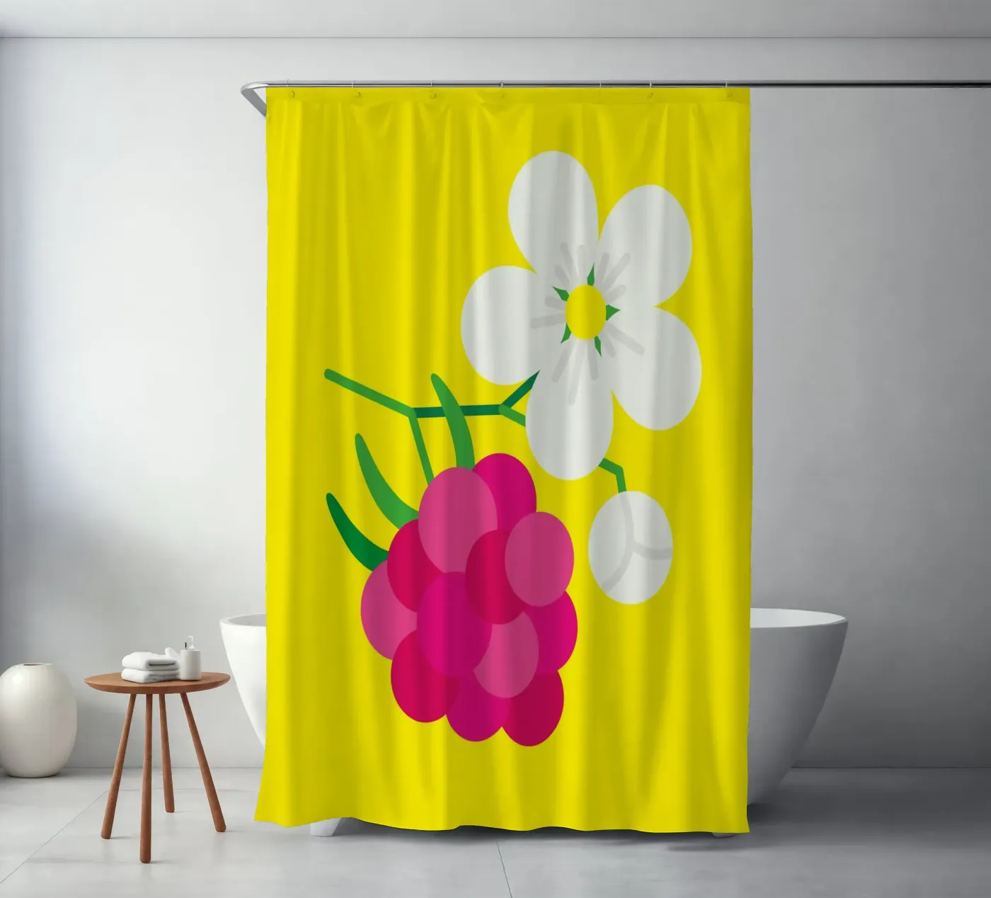Raspberry Duschvorhang von Lidia Blomgren
