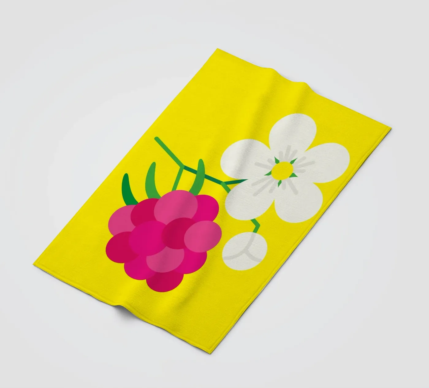 Raspberry coperta in pile da Lidia Blomgren