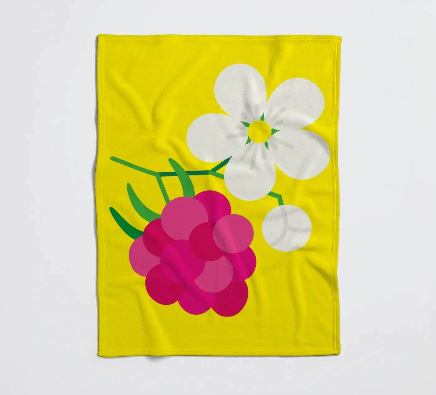 Raspberry coperta in pile da Lidia Blomgren