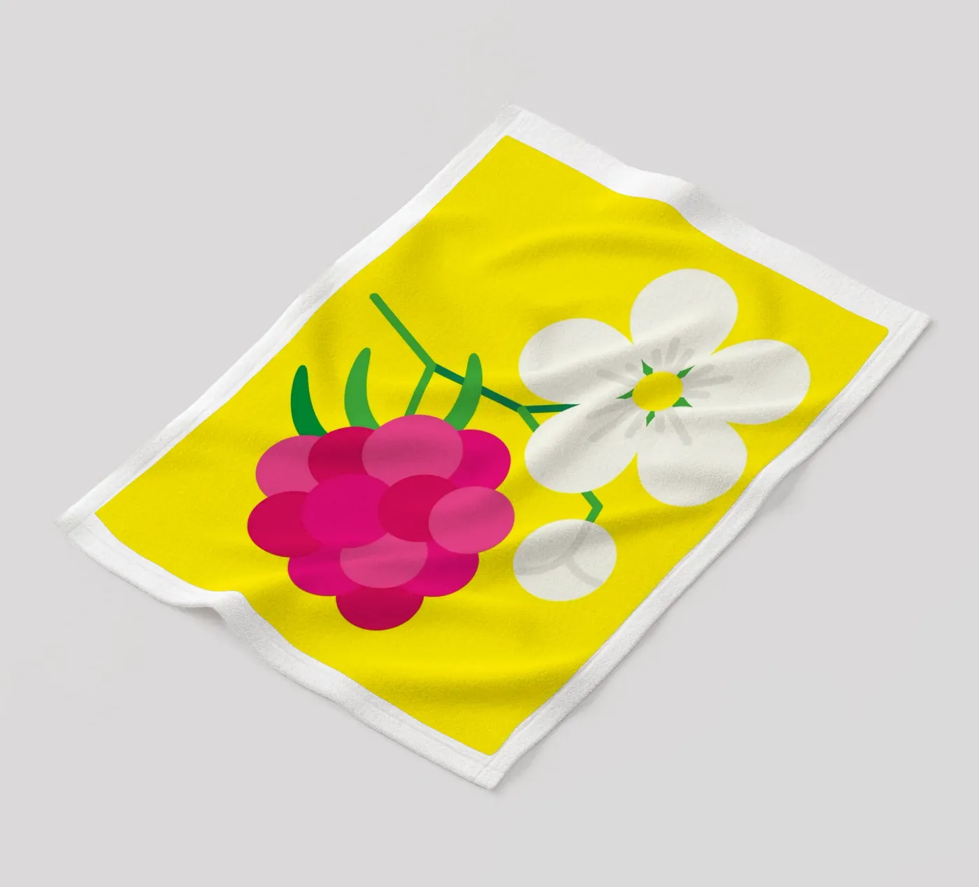 Raspberry coperta in pile da Lidia Blomgren