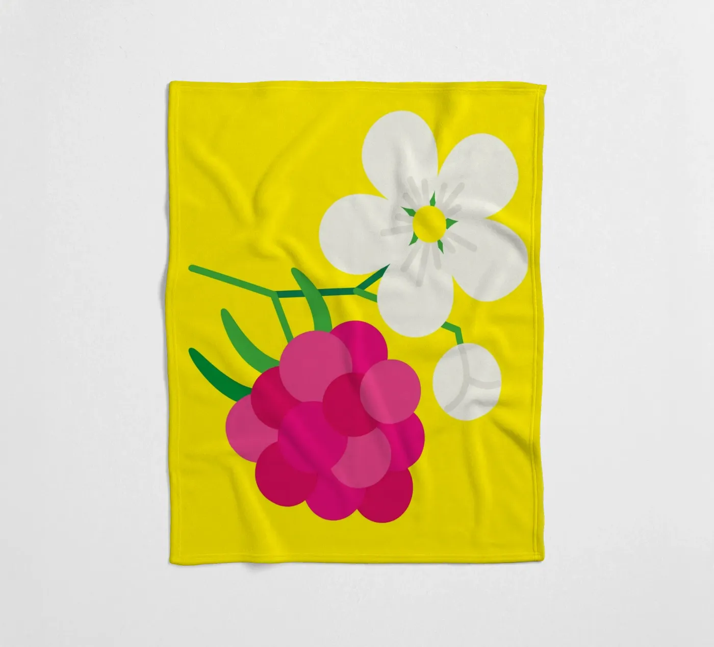 Raspberry Fleecedecke von Lidia Blomgren