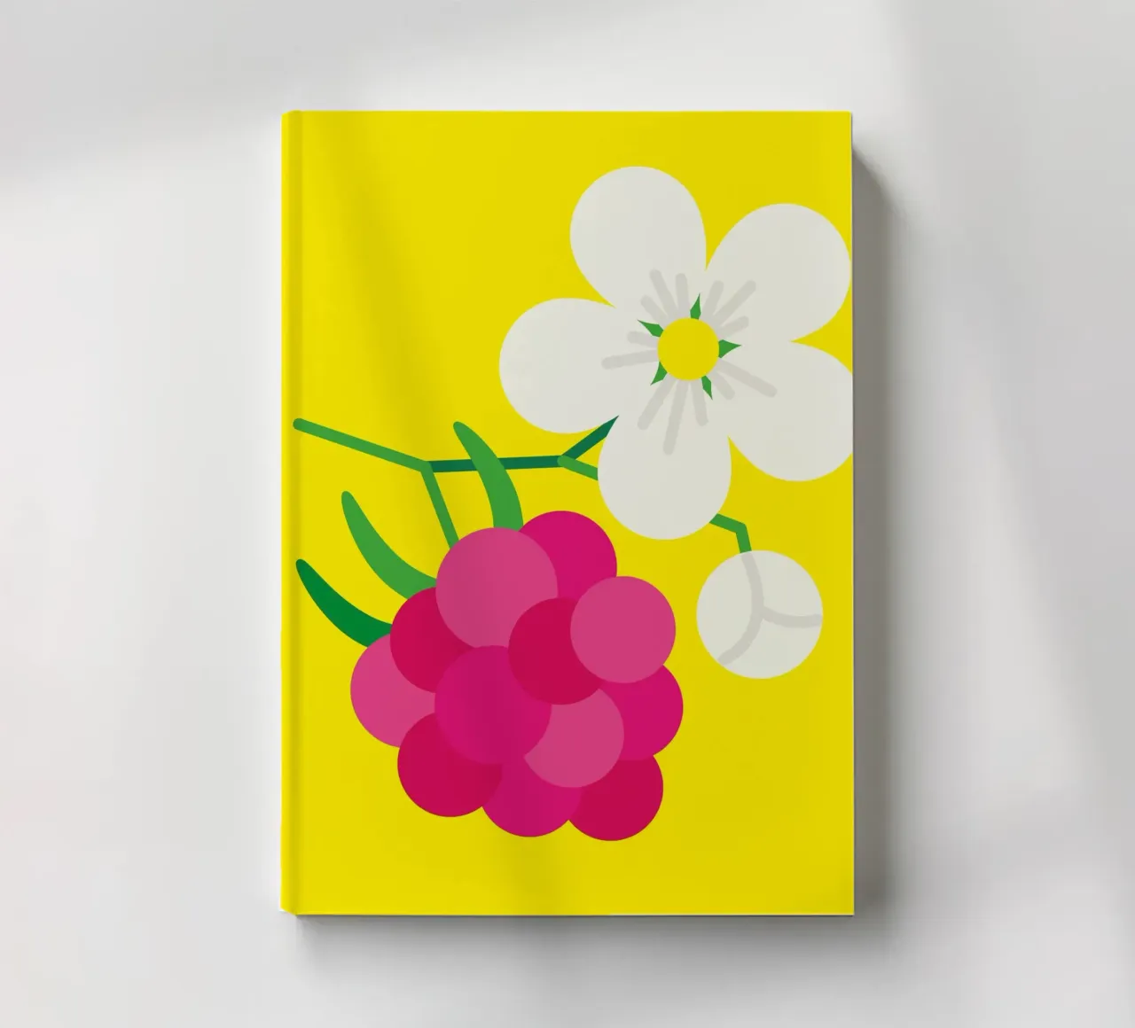 Raspberry notebook by Lidia Blomgren
