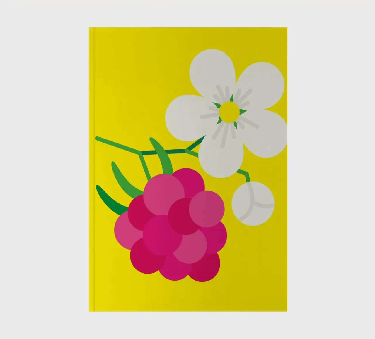 Raspberry notebook by Lidia Blomgren