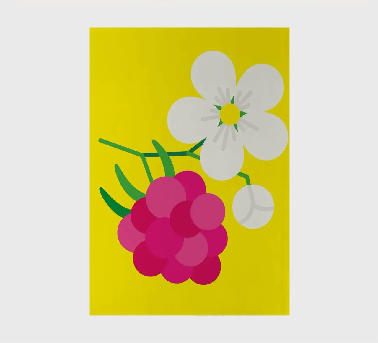 Raspberry notebook by Lidia Blomgren