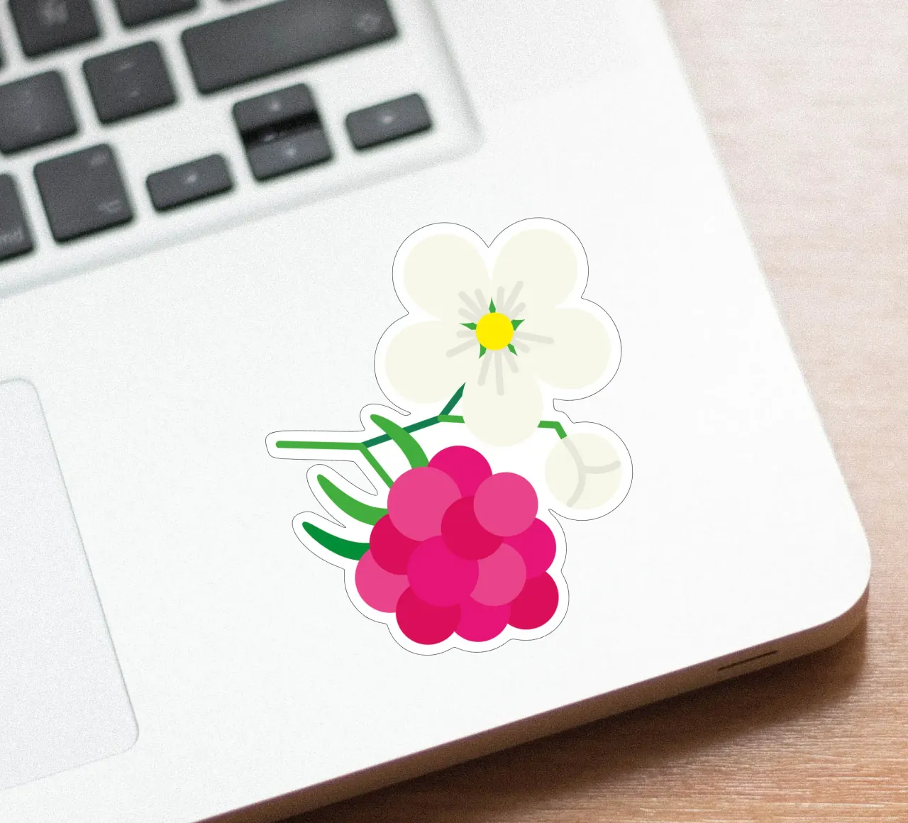 Raspberry sticker by Lidia Blomgren