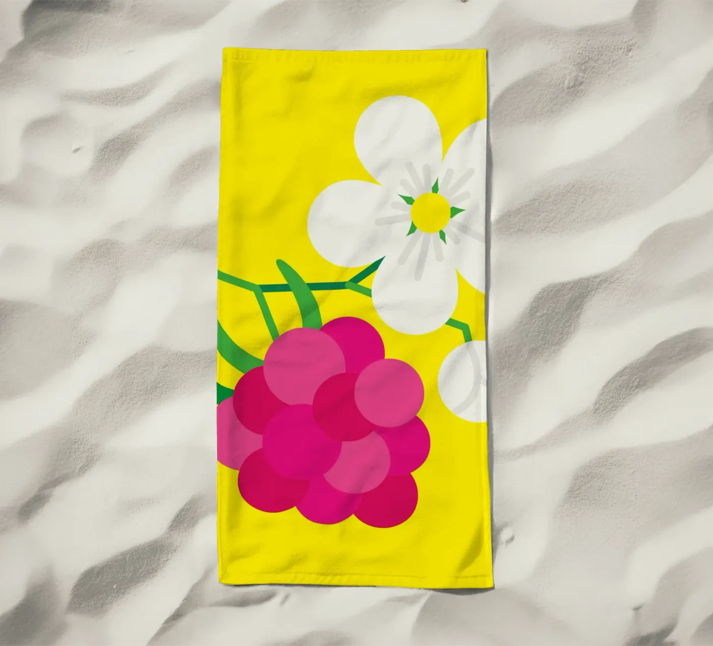 Raspberry Strandtuch von Lidia Blomgren