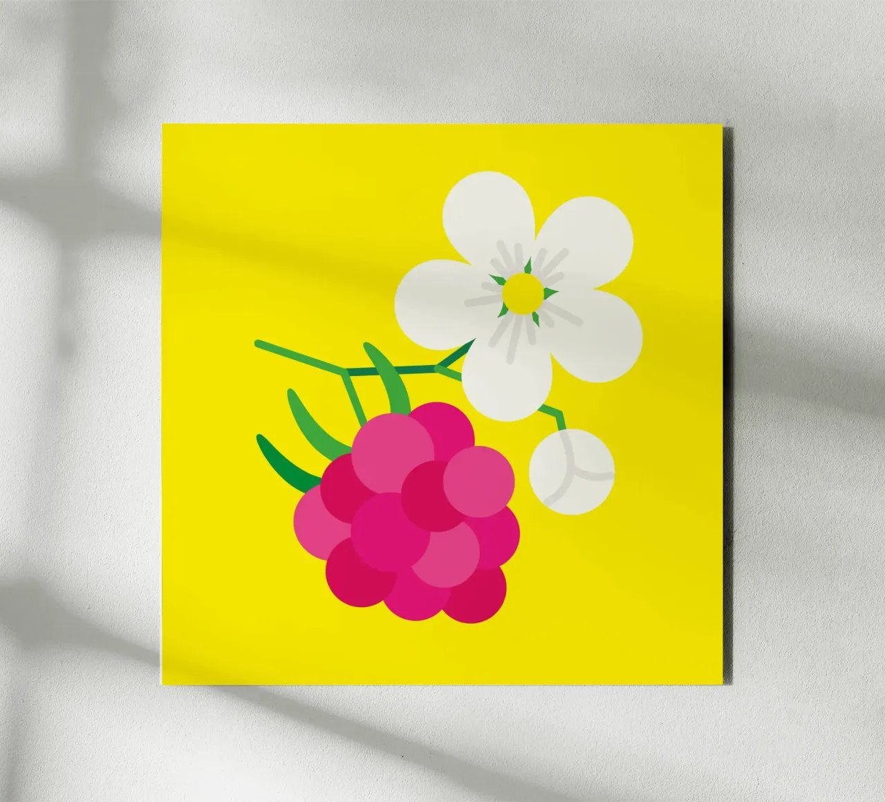 Raspberry forex plate by Lidia Blomgren