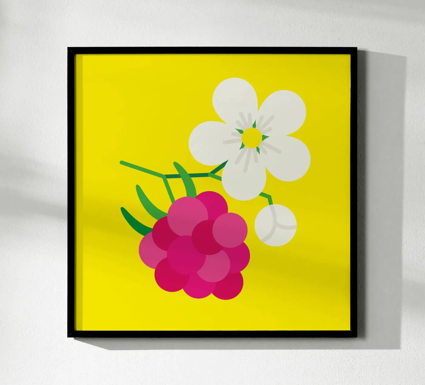 Raspberry Poster von Lidia Blomgren