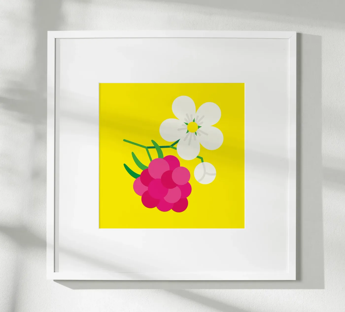Raspberry Poster von Lidia Blomgren