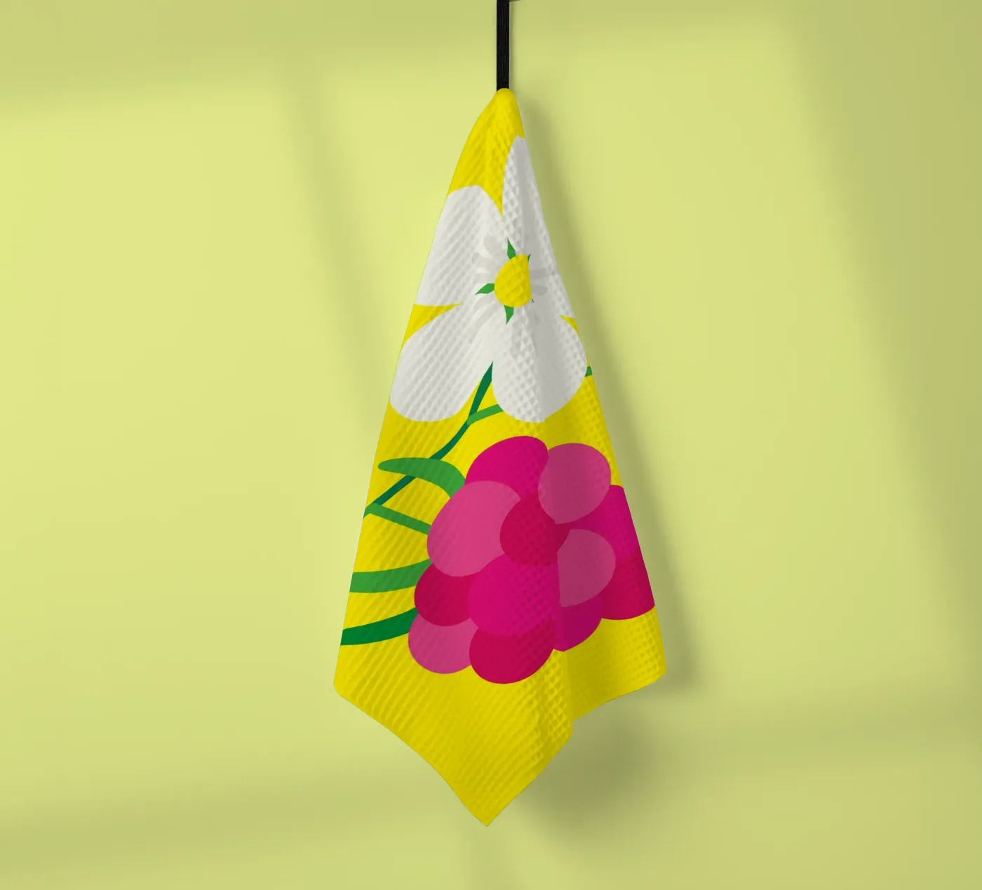 Framboos theedoek van Lidia Blomgren