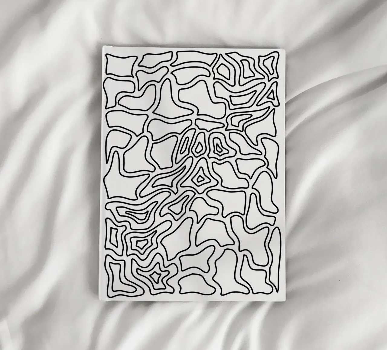 Minimalist Line Motif notebook by MODERN NUANCE