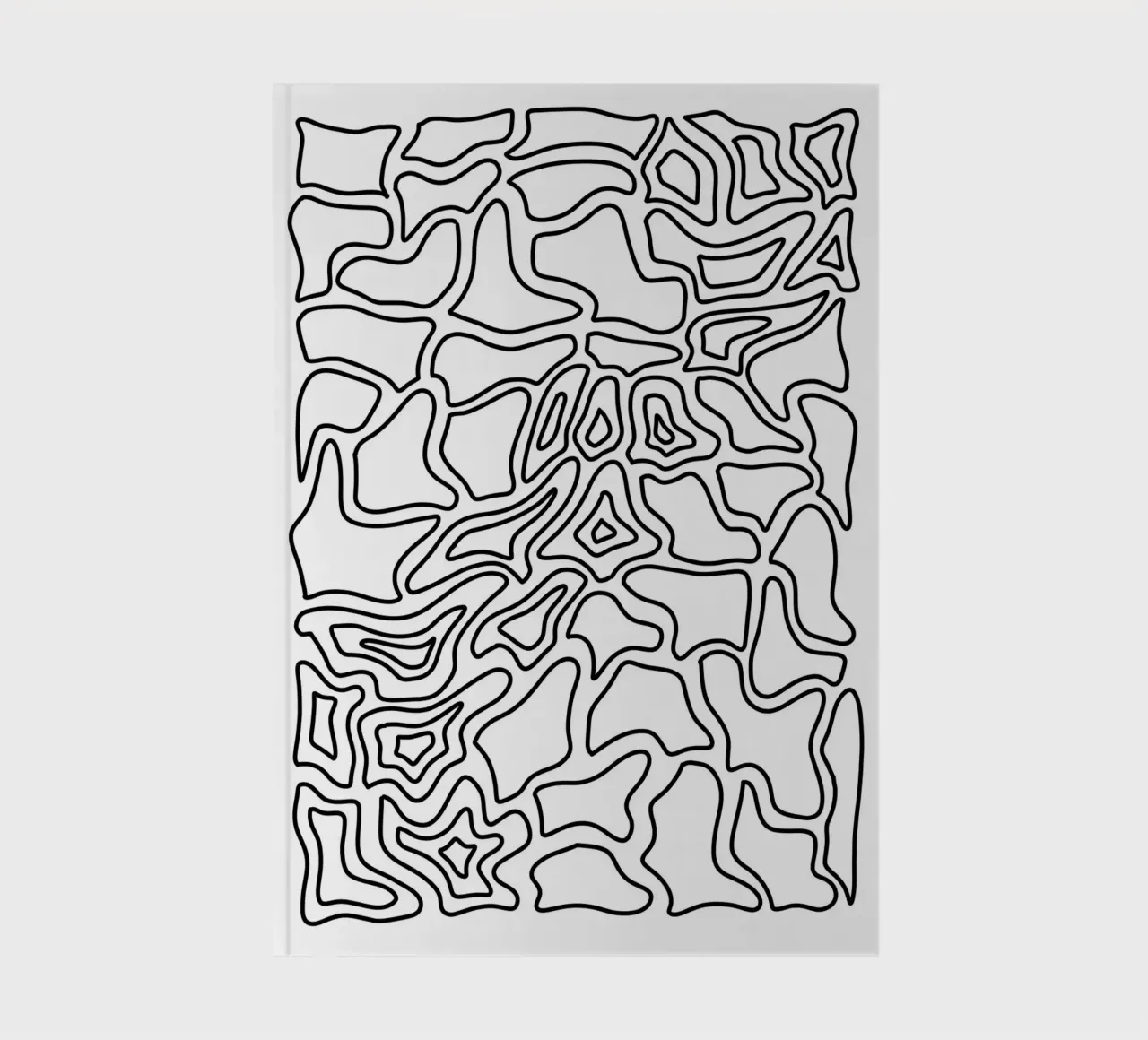 Minimalist Line Motif notebook by MODERN NUANCE