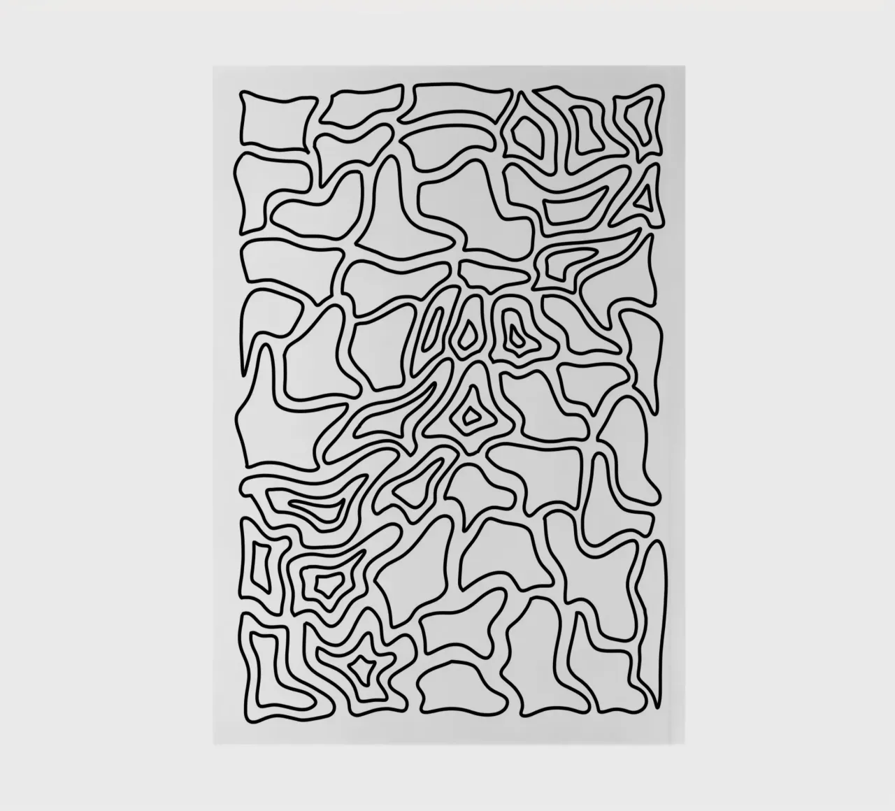 Minimalist Line Motif notebook by MODERN NUANCE