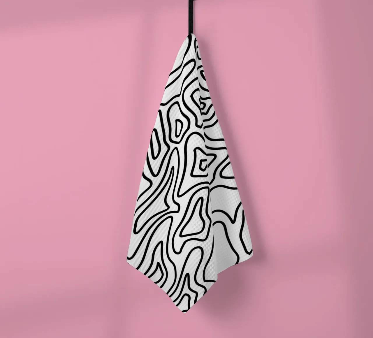 Minimalist Line Motif Geschirrtuch von MODERN NUANCE