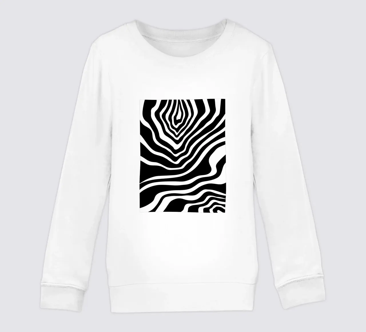 Motivo Zebra minimalista felpa bambino da MODERN NUANCE