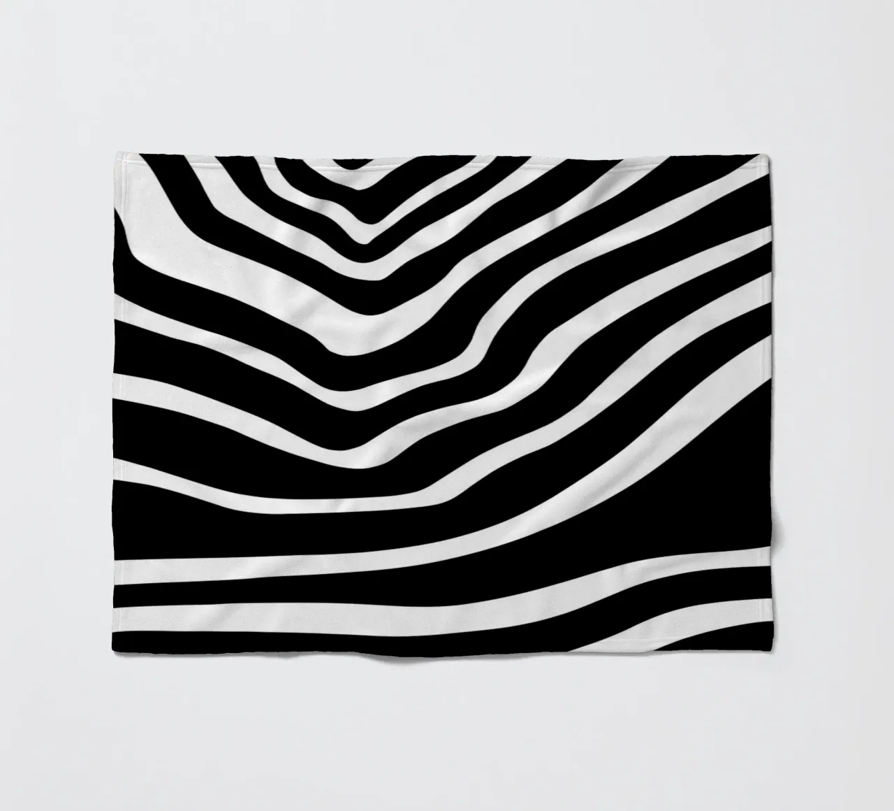 Motivo Zebra minimalista coperta in pile da MODERN NUANCE