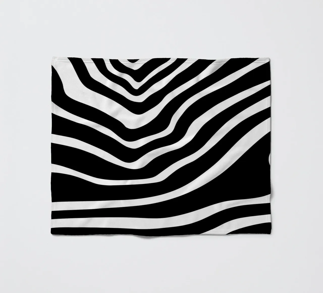 Motivo Zebra minimalista coperta in pile da MODERN NUANCE
