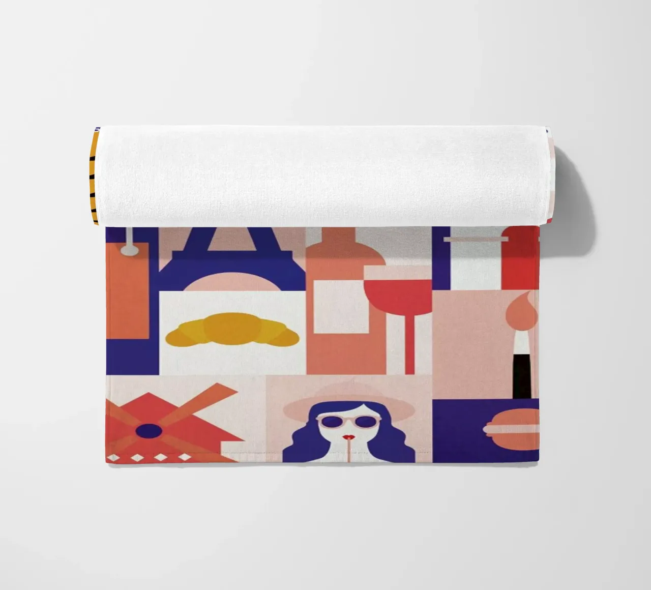 Iconic Paris telo mare da The Cartography Collection