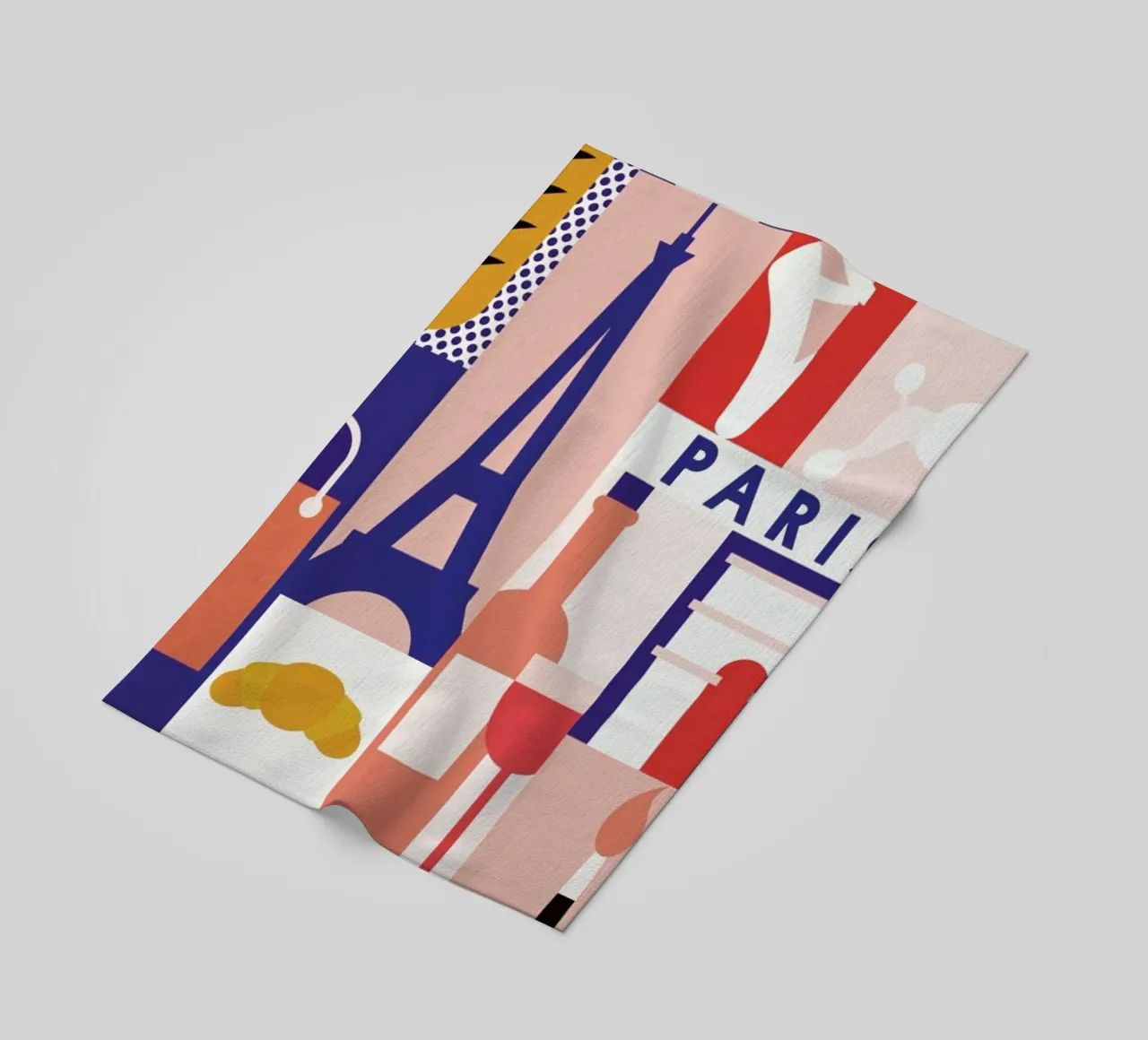 Iconic Paris telo mare da The Cartography Collection