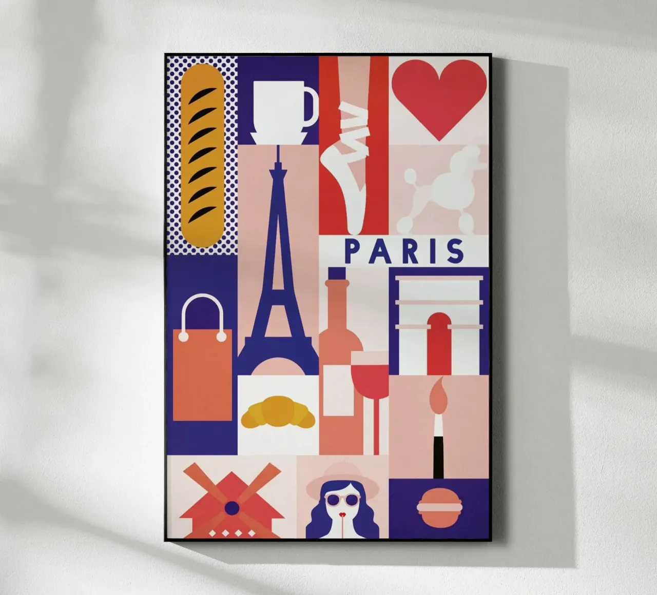 Iconic Paris plexiglass da The Cartography Collection