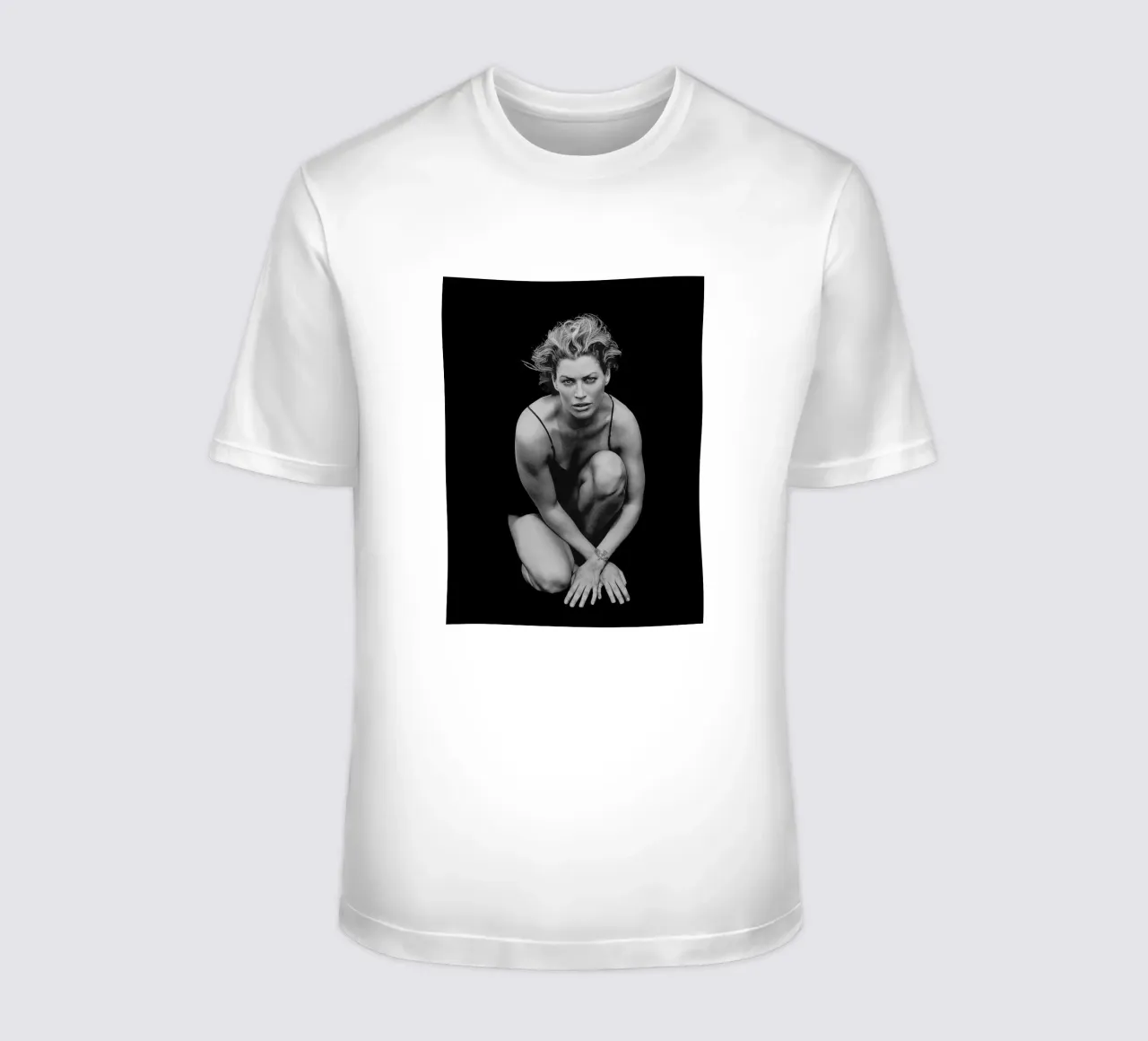Model Carre Otis B&W t-shirt da Carinaprint