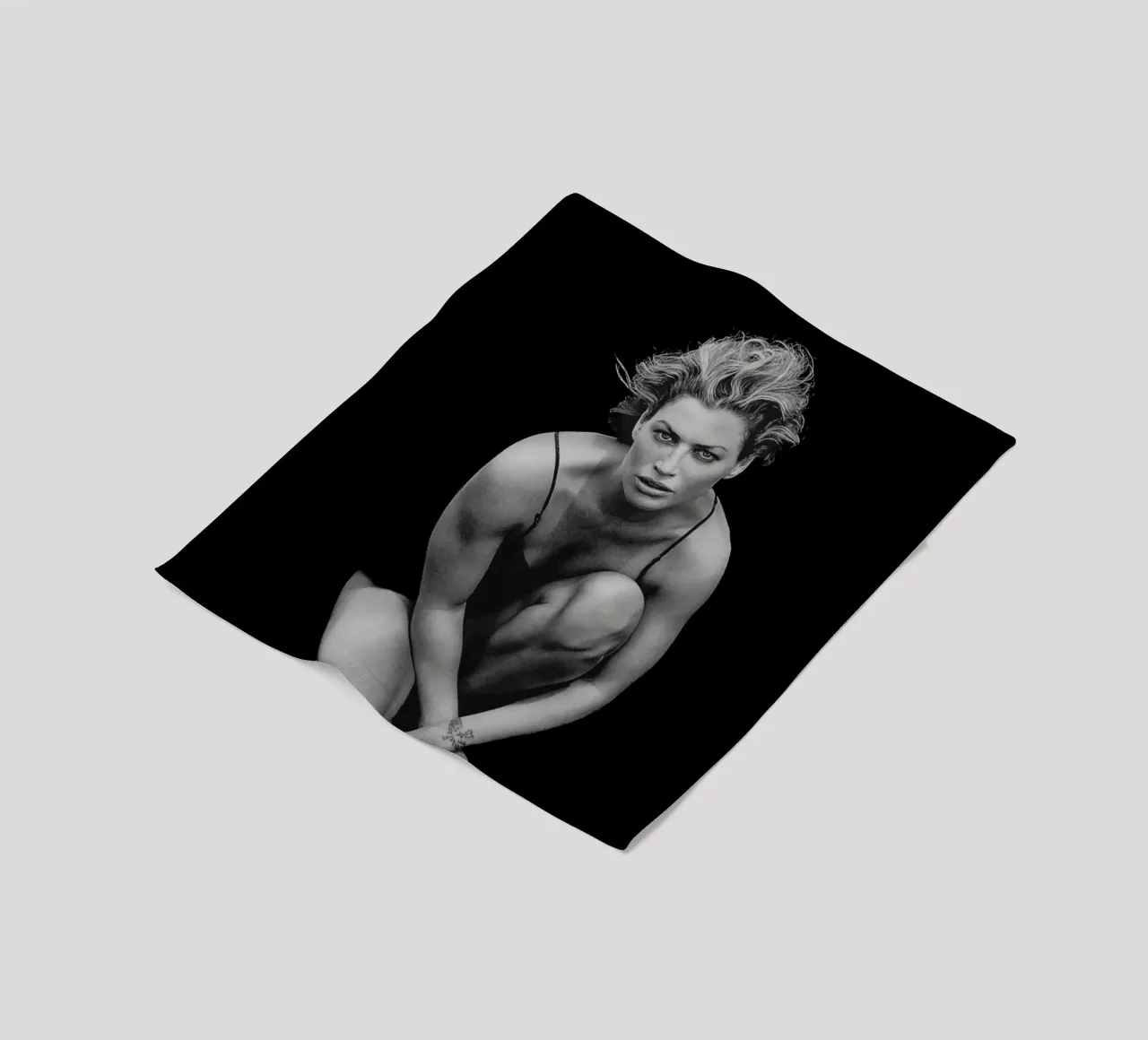 Model Carre Otis B&W coperta in pile da Carinaprint
