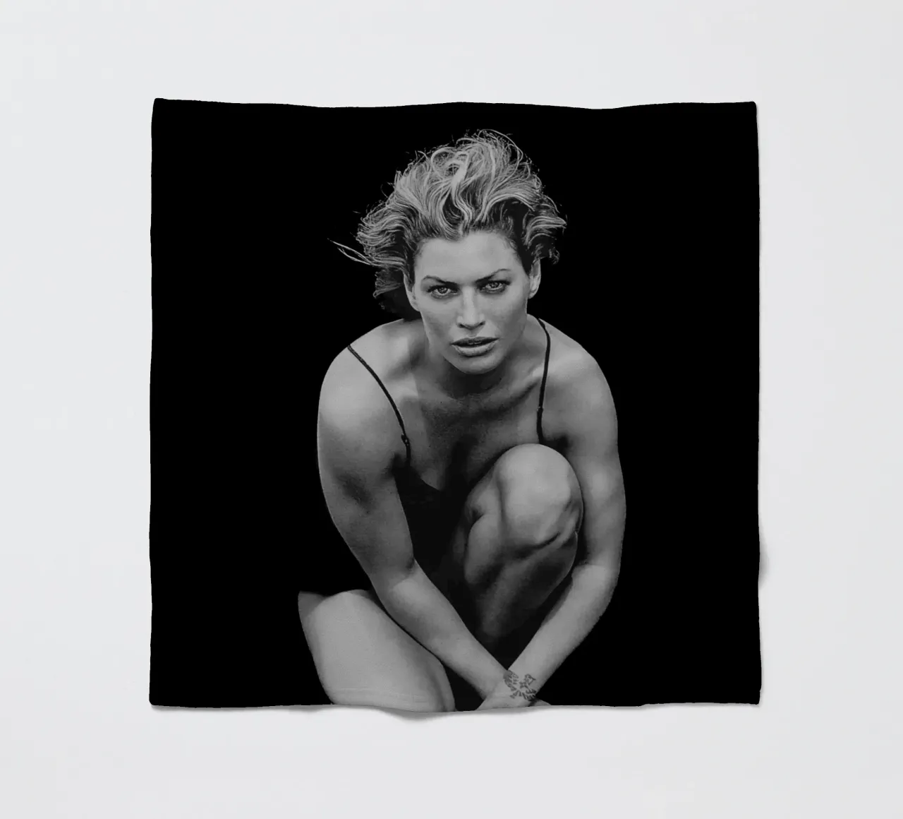 Model Carre Otis B&W coperta in pile da Carinaprint