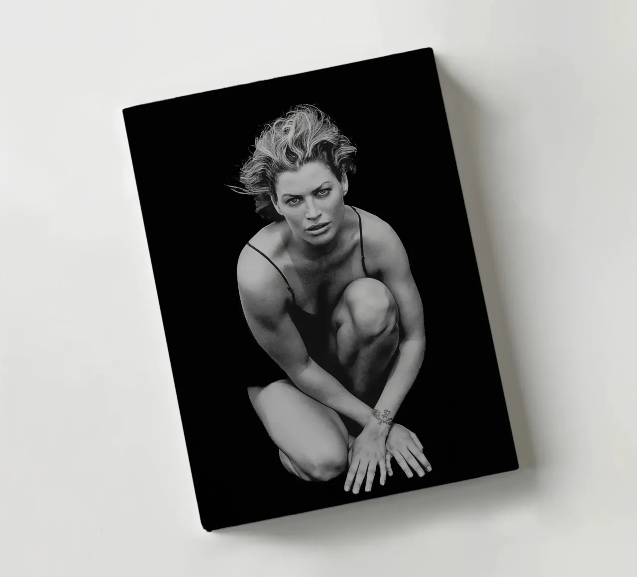 Model Carre Otis B&W notebook by Carinaprint