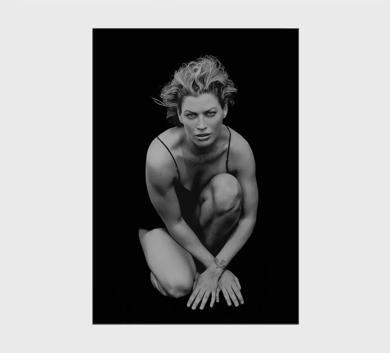 Model Carre Otis B&W notebook by Carinaprint