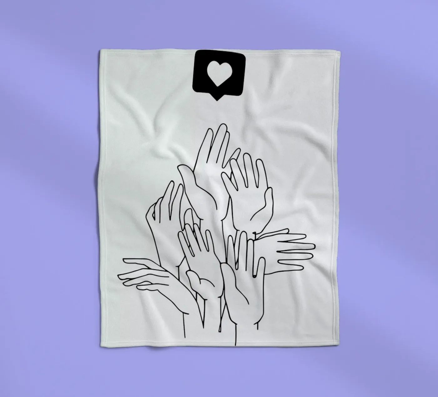 Fake Plastic Fleecedecke von Ninhol