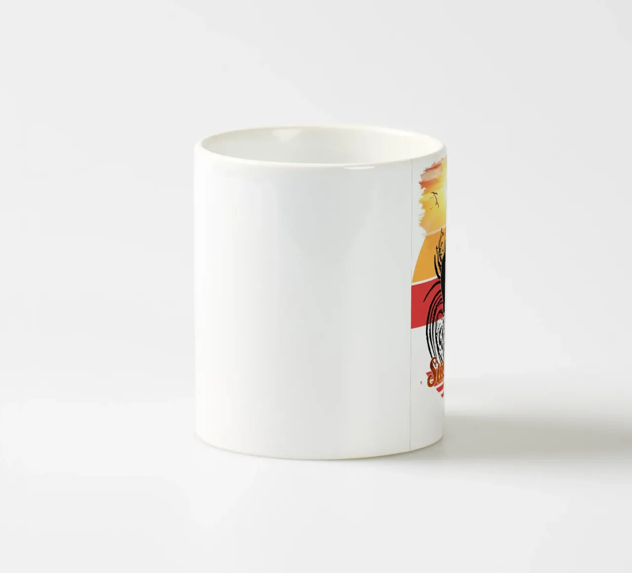 Surf Life Oval 2a - Summer Sun Vibes 14b tazza in ceramica da surfer28