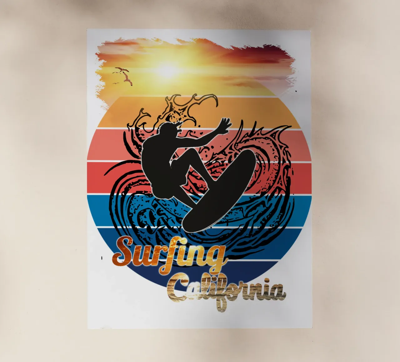 Surf Life Oval 2a - Summer Sun Vibes 13b pellicola backlit da surfer28
