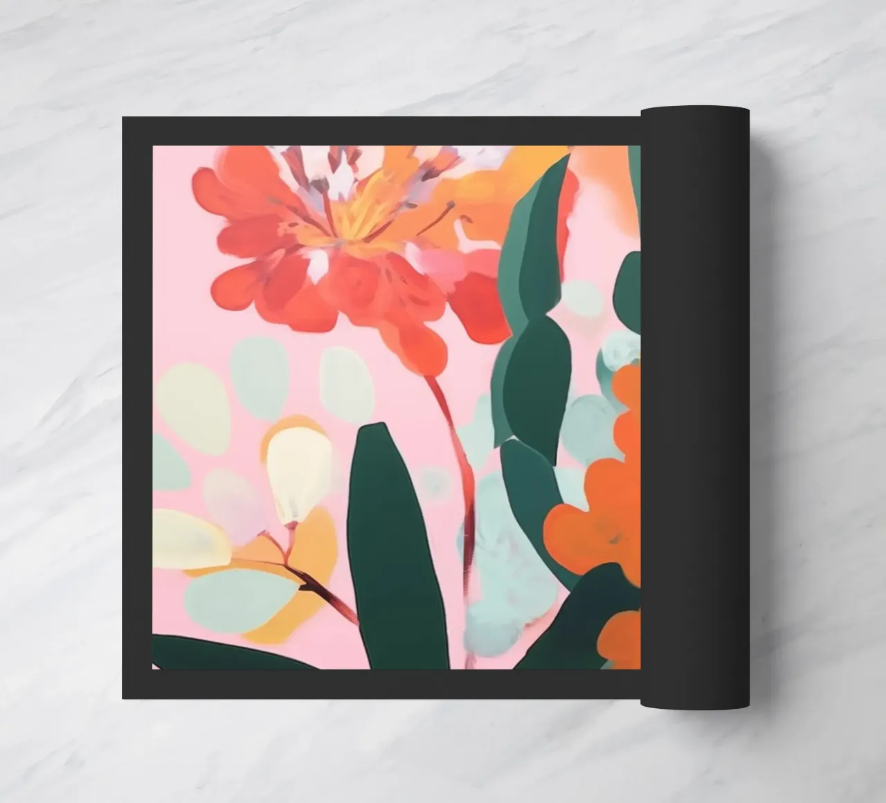 fiori d'arancio di primavera zerbino da Carinaprint
