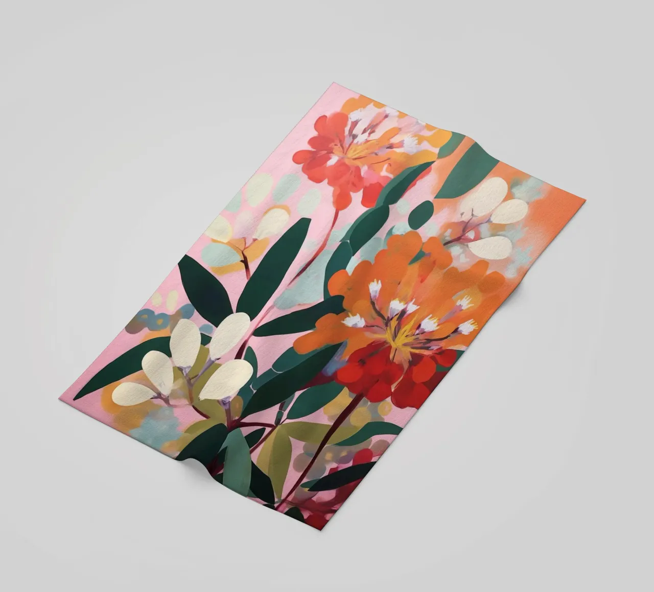 fiori d'arancio di primavera telo mare da Carinaprint
