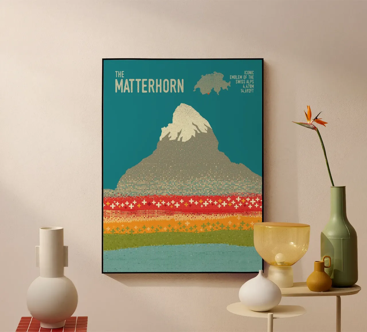 Il Cervino plexiglass da The Printed Sparrow