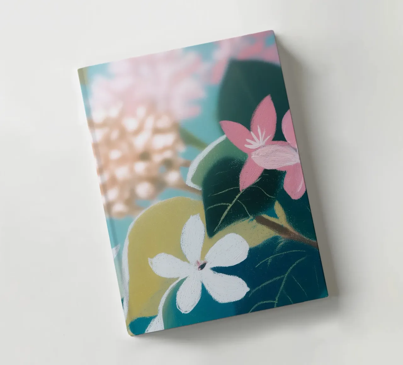 Delicate flower art notebook by Carinaprint