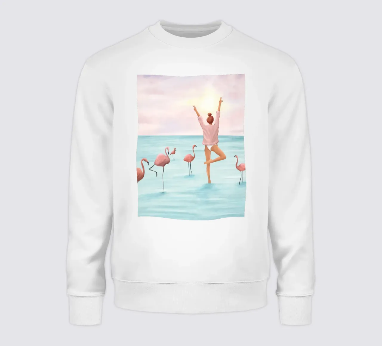 Big Flamingo felpa da Flow Line