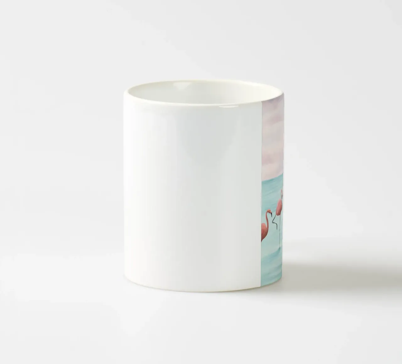 Big Flamingo tazza in ceramica da Flow Line