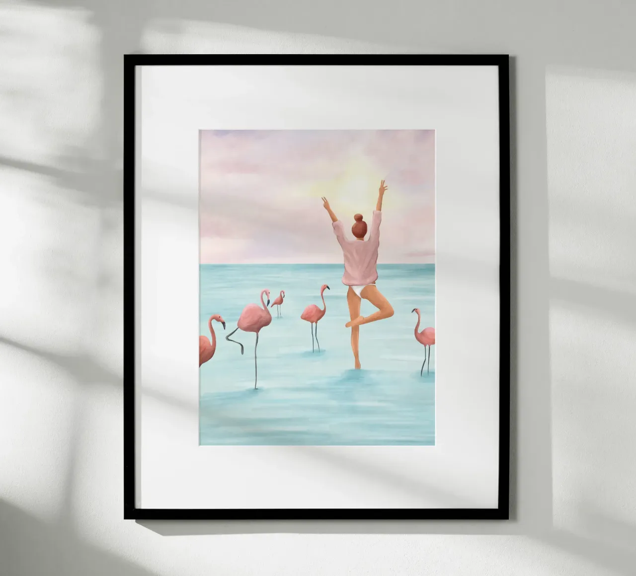 Big Flamingo poster da Flow Line