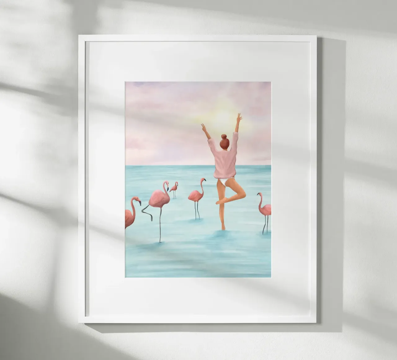 Big Flamingo poster da Flow Line