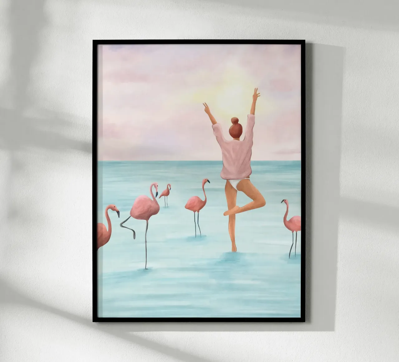 Big Flamingo poster da Flow Line