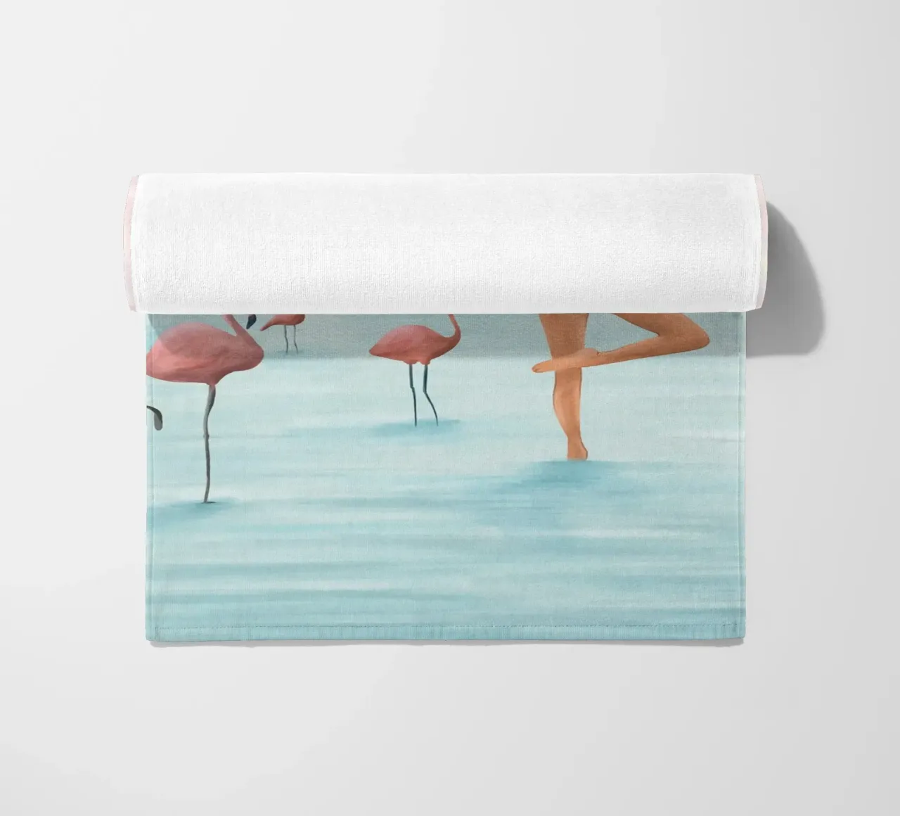 Big Flamingo telo mare da Flow Line