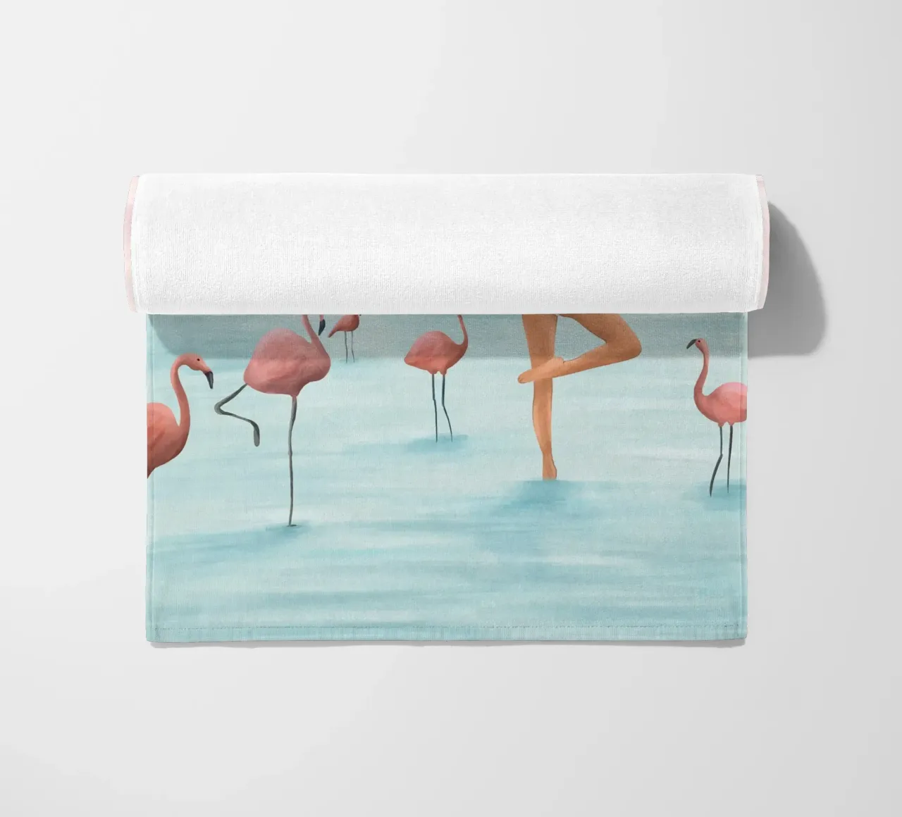 Big Flamingo telo mare da Flow Line