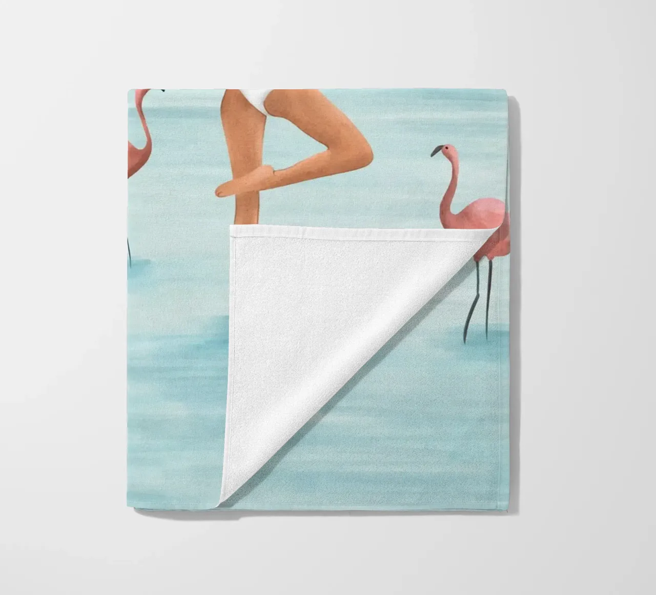 Big Flamingo telo mare da Flow Line