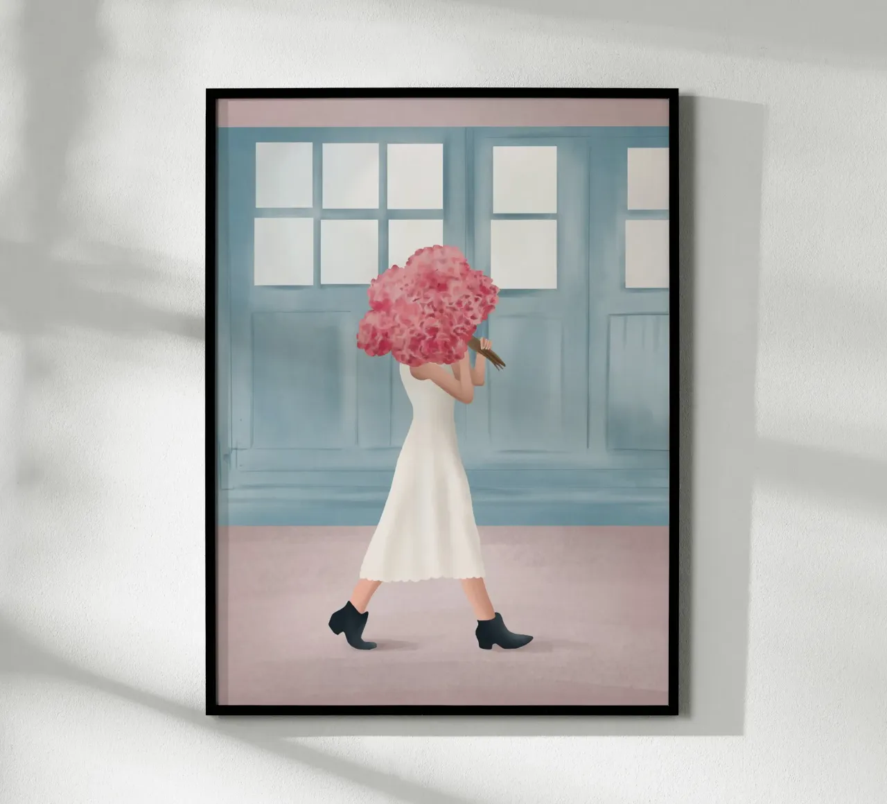Flowers for You poster con telaio in plastica da Flow Line
