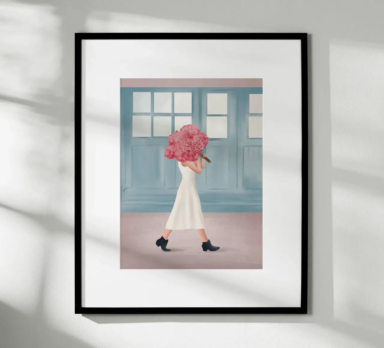 Flowers for You poster con telaio in plastica da Flow Line