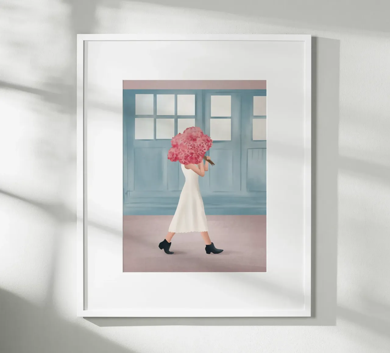 Flowers for You poster con telaio in plastica da Flow Line
